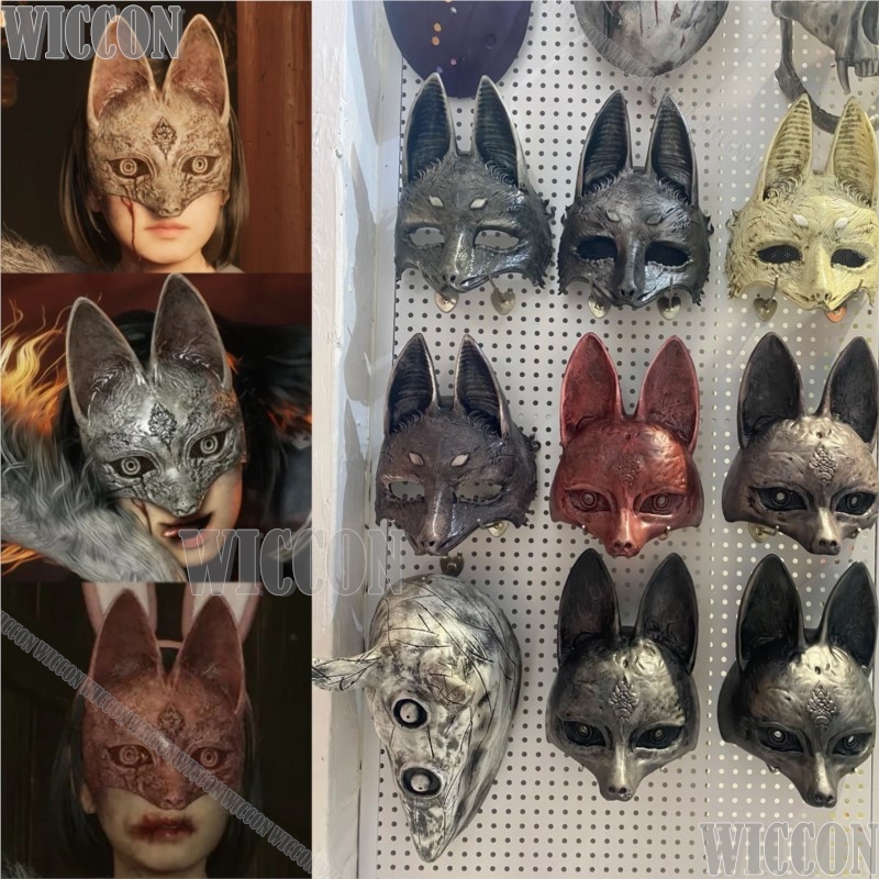 Fox Man Mask 2025 New Horro Ga - огляд і ціна Anime Cosplay Face