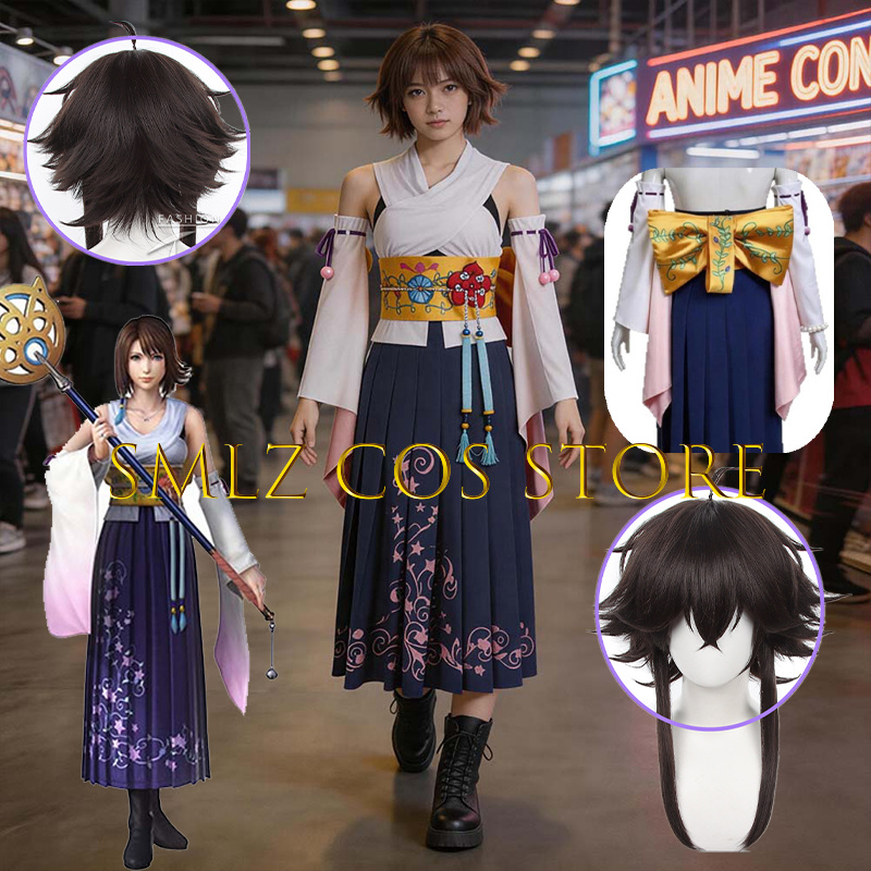 Smlz FFX Yuna Cosplay Anime FF - огляд і ціна Anime Cosplay For Halloween