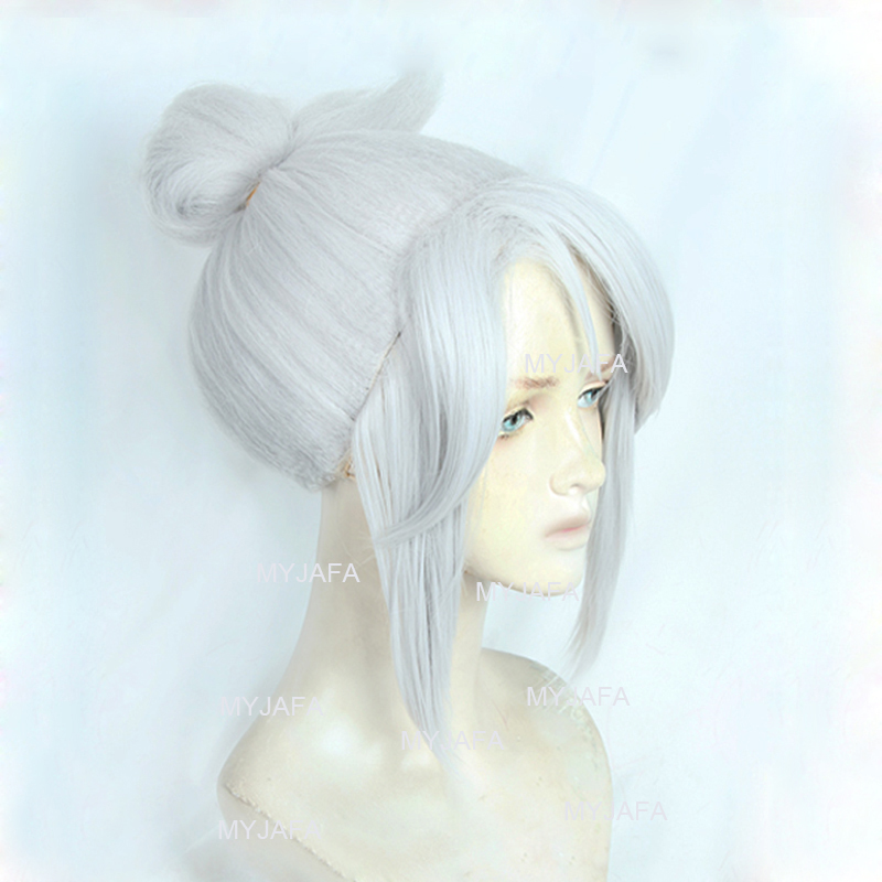 High Quality Jett Cosplay Wig  - огляд і ціна Cosplay Anime White Hair