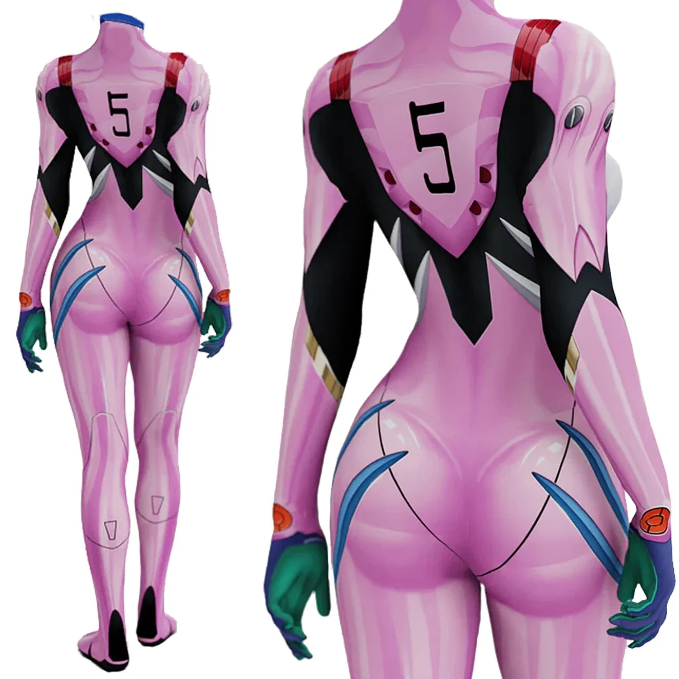 Anime EVA 05 Makinami Cosplay  - огляд і ціна Anime Cosplay Girl