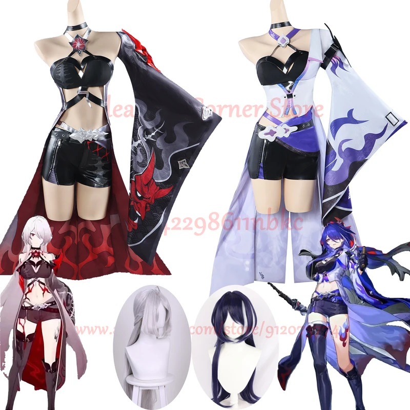 In Stock Acheron Cosplay Costu - огляд і ціна Anime Cosplay Youtube Shorts