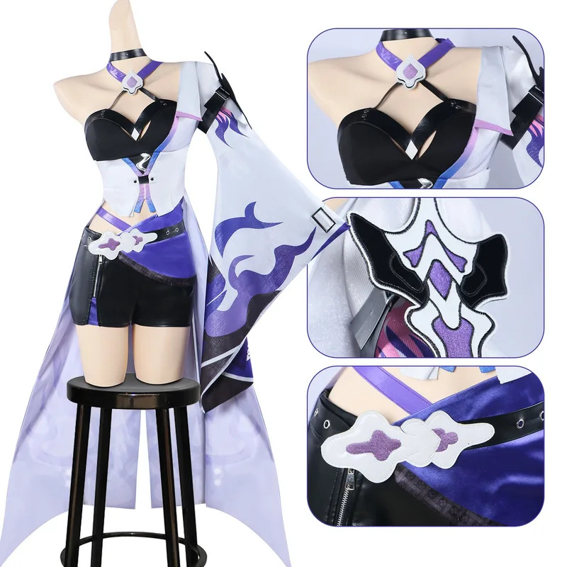 In Stock Acheron Cosplay Costu - огляд і ціна Anime Cosplay Youtube Shorts